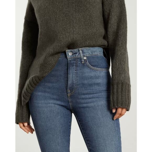 EVERLANE | The Way-High® Skinny Jean Size 25 Authentic Blue - Picture 5 of 8